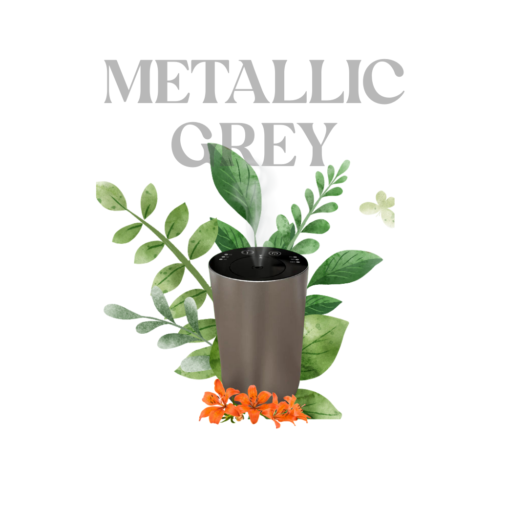 Metallic Grey Aroma Mist Diffuser