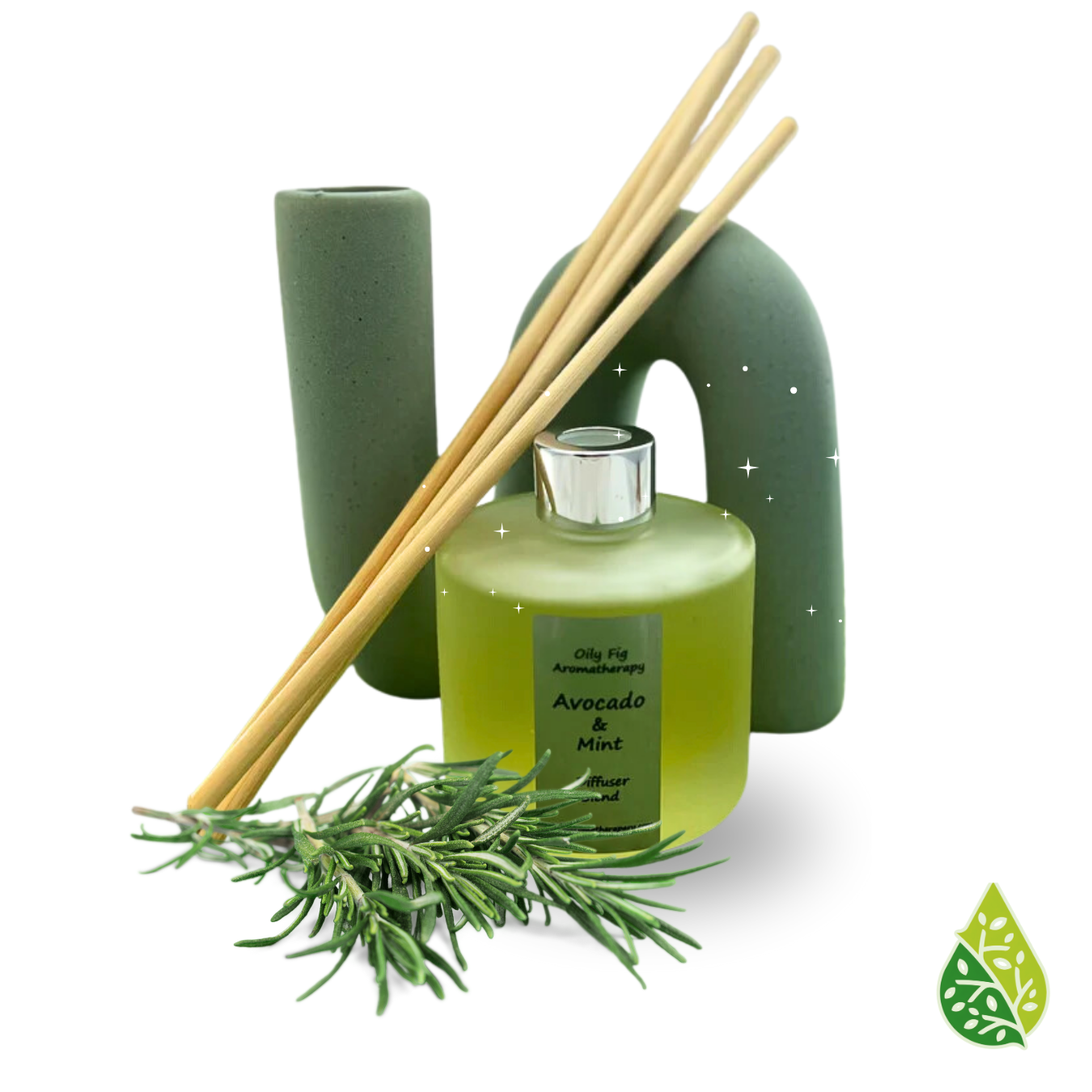 Avocado & Mint reed diffuser: a fresh and invigorating aroma to elevate your space