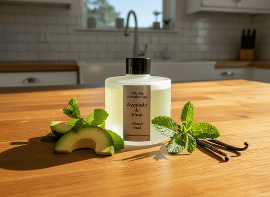 AVOCADO & MINT reed diffuser - Oily Fig Aromatherapy