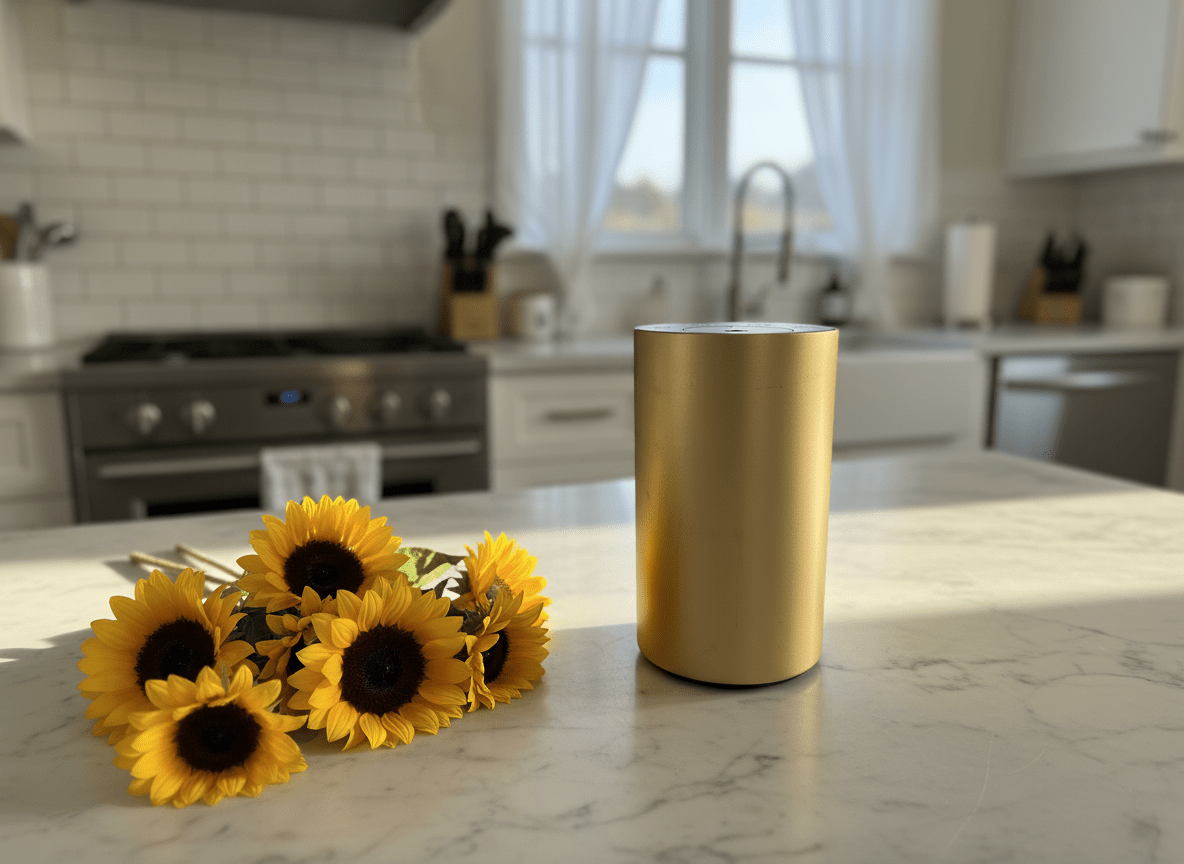 Metallic Gold Aroma Mist Diffuser - Oily Fig Aromatherapy