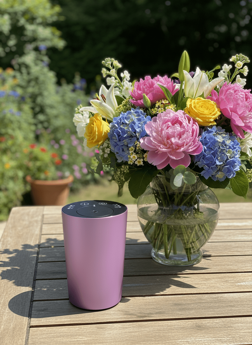 Metallic Purple Aroma Mist Diffuser - Oily Fig Aromatherapy