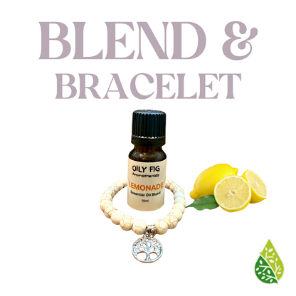 Aromatherapy bracelet with Lemonade blend